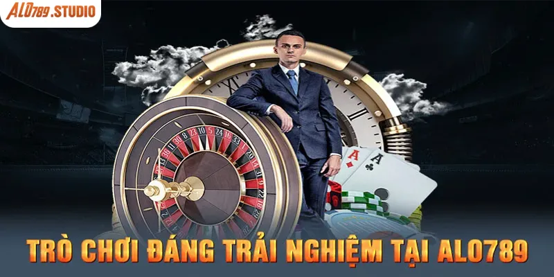 Sảnh Casino Alo789 có hàng loạt trò chơi siêu phẩm